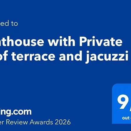 アパート Penthouse With Private Roof Terrace And Jacuzzi *