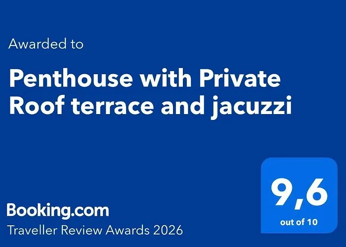 アパート Penthouse With Private Roof Terrace And Jacuzzi *